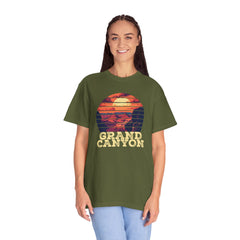 Grand Canyon National Park Graphic, Comfort Colors Soft Relaxed Fit Unisex Garment-Dyed T-shirt