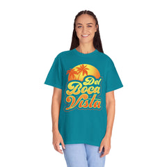 Del Boca Vista Graphic - Unisex Garment-Dyed T-shirt