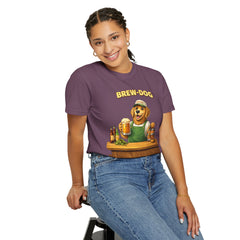 Golden Retriever Brewer Beer T-Shirt — Cute Brew-Dog Graphic Tee