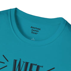Wife Nurse Mom - Unisex Softstyle T-Shirt | Nurse Awareness,Medical Wear,Gift For Him,Scrubs Lover,Hospital Staff Gift,Gift For Her,RN