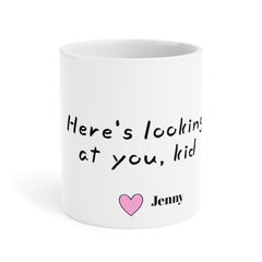 Here's looking at you, kid Mug | Casablanc Movie Quote,Valentine Gift,Anniversary Gift,Wife Gift,Gift For Her,Girlfriend gift,Movie Gift