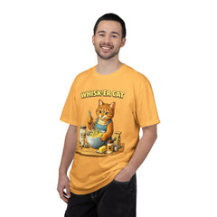 Whisker Cat Baking T-Shirt — Cute Cat Chef Graphic Tee