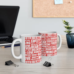 My Valentine Love Ceramic Mug 11oz