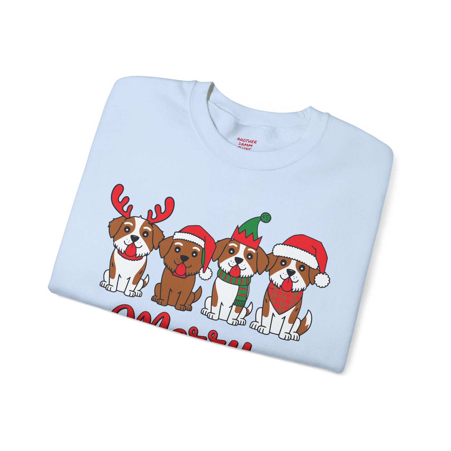 Merry Woofmas- Unisex Heavy Blend™ Crewneck Sweatshirt