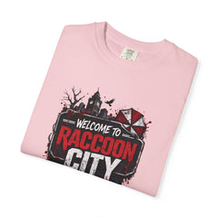 Raccoon City Graphic T-Shirt — "Welcome to Raccoon City" Horror Gamer Tee