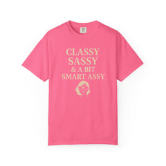 Classy Sassy T-shirt, Unisex Casual Top, Statement Tee, Gift for Her, Fashion Apparel, Birthday Humor Shirt