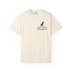 Elizabeth Gill  Front Logo Back Graphic Baldwin Harbor Animal Hospital "Who Let the Dogs Out?" Tee