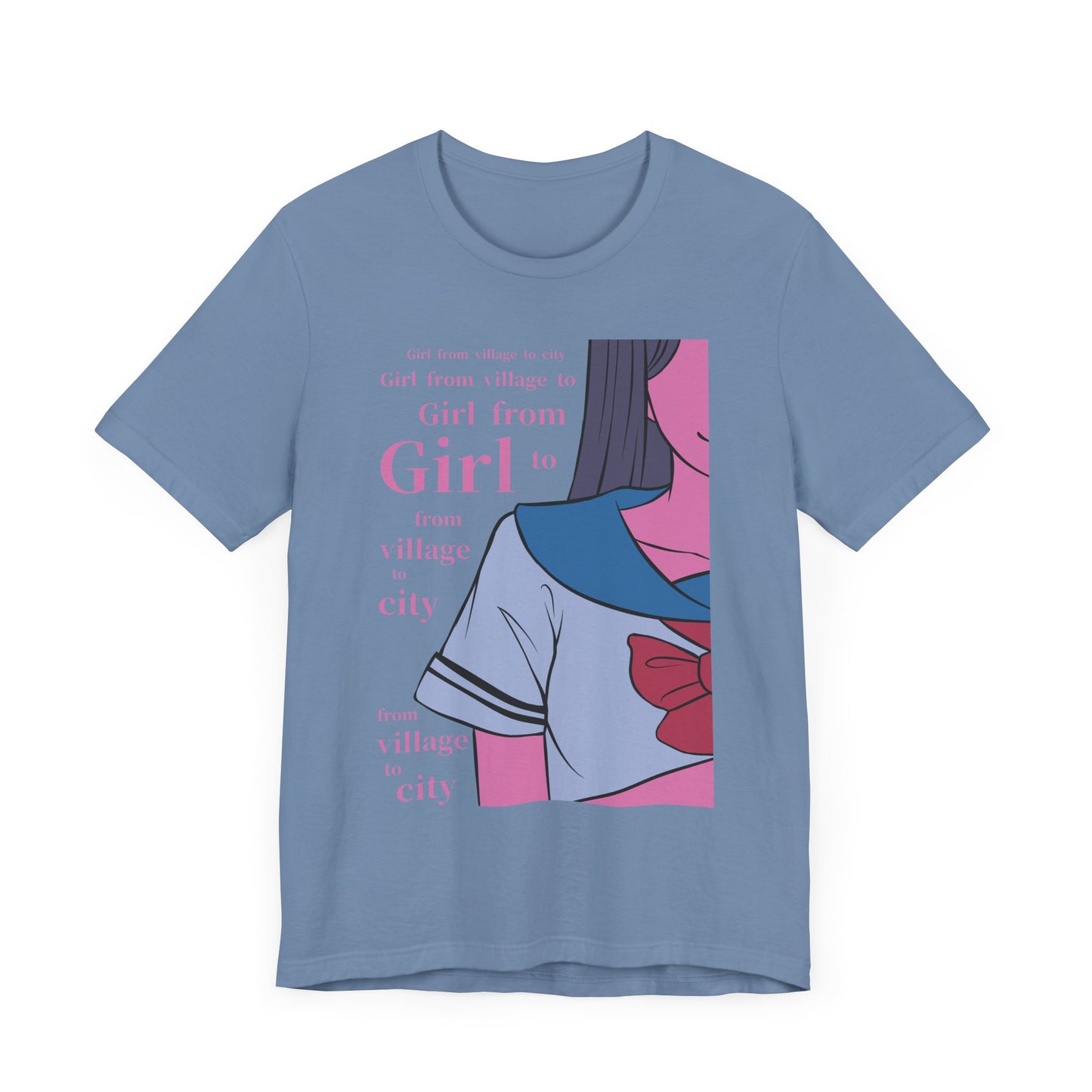 Anime Girl Art - Unisex Jersey Short Sleeve Tee