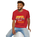 Great Outdoors Mountain Views Unisex Softstyle Graphic T-Shirt