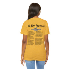 41 For Freedom FBM Fleet Ballistic Missile Submarine Unisex Jersey Short Sleeve Tee