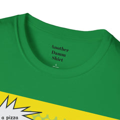 GET ME A PIZZA Cat Pop Art Unisex Softstyle T Shirt  For the Feline or Pizza Lover in all of us.
