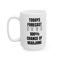 Funny Mahjong mug, funny mahjong gift, white ceramic mug, 11oz mug,15oz mug, gift for player, mahjong lover gift, Mahjong enthusiast present