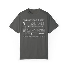 CAMERA DISPLAY, Graphic Unisex Garment-Dyed T-shirt