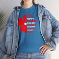 Memorial Day Poppy Tee, For Those Who Fought For Me, Unisex Cotton Tee