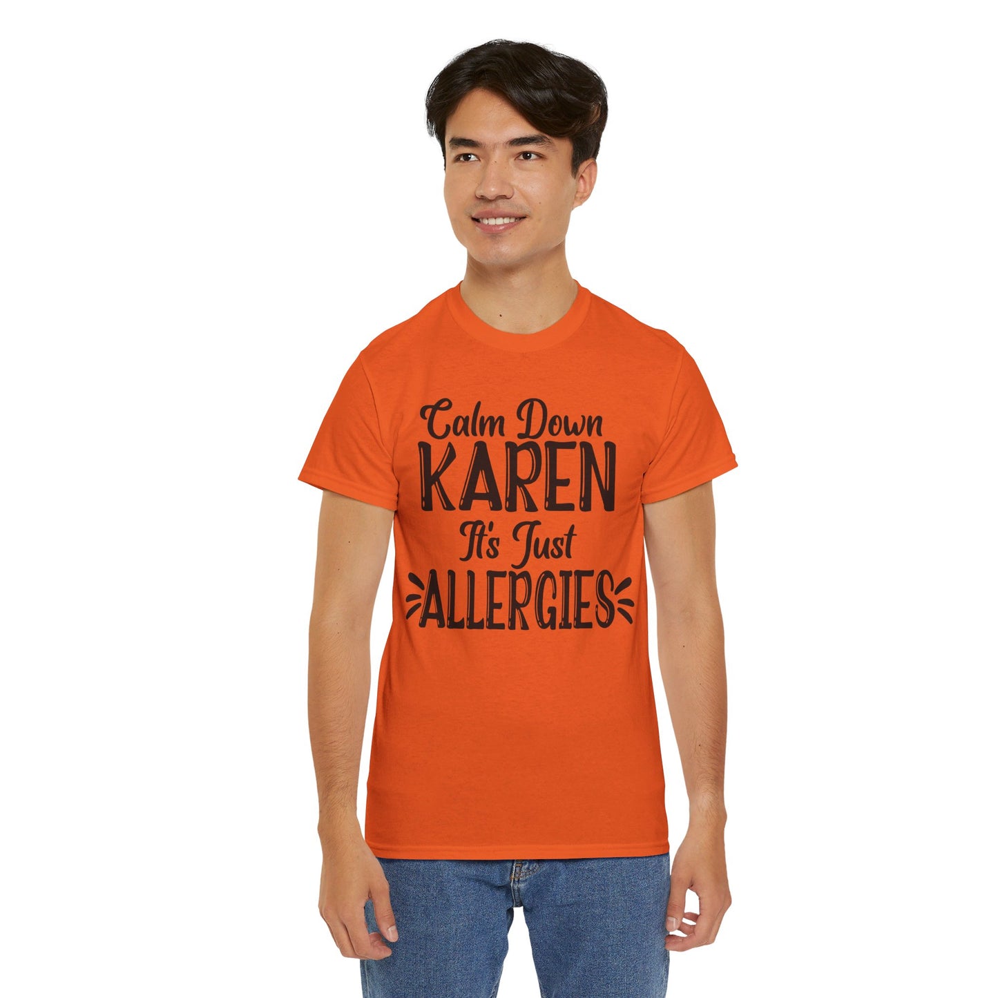 Calm Down Karen Unisex Heavy Cotton Tee