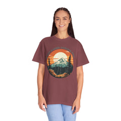 Mount Rainier National Park Graphic, Comfort Colors Soft Relaxed Fit Unisex Garment-Dyed T-shirt