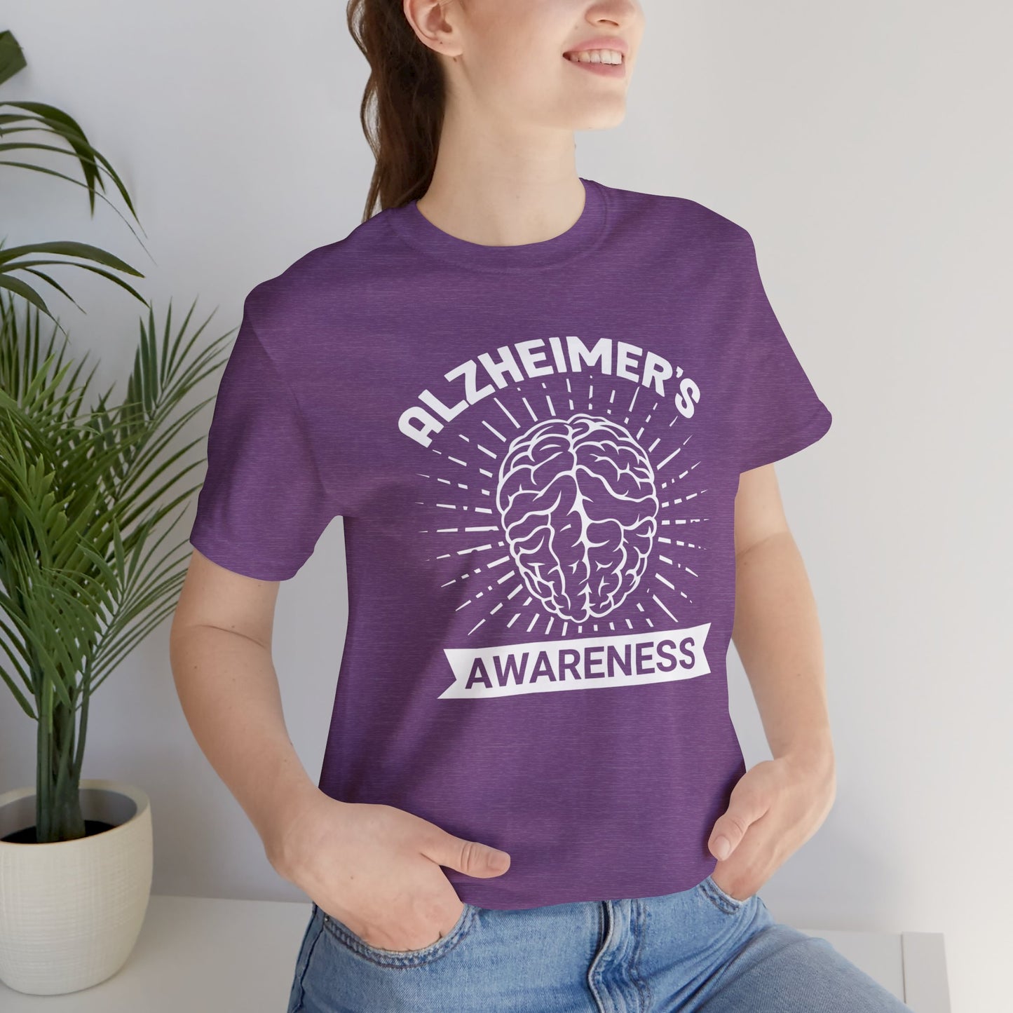 Alzheimers Awareness - Unisex Jersey Short Sleeve Tee