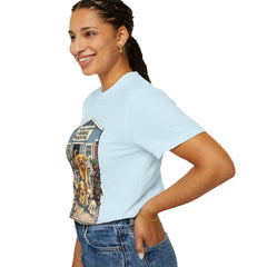 Front Graphic "Who Let the Dogs Out?" Baldwin Harbor Animal Hospital Cute Vet Clinic T Shirt