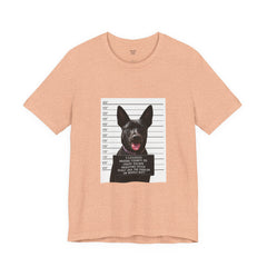 K9 Mugshot Personalized with your Dog T-Shirt