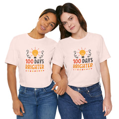 100 Days of School Brighter Teacher Appreciation T-Shirt