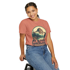 Glacier National Park Graphic, Comfort Colors Soft Relaxed Fit Unisex Garment-Dyed T-shirt