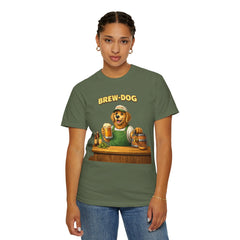Golden Retriever Brewer Beer T-Shirt — Cute Brew-Dog Graphic Tee