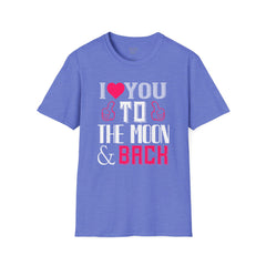 Valentines Day - European Printed Unisex Softstyle T-Shirt, I Love You Shirt,Romantic gift, gift for her, gift for him, couples t-shirt,Love