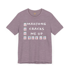 Funny Mahjong CRACK TShirt, unique mahjong gift, unisex soft Tee, gift for mahjong player, mahjong gift for her, Mahjong enthusiast present