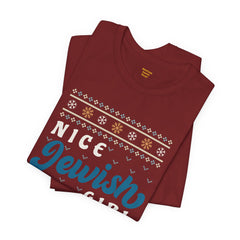 NICE JEWISH GIRL - Unisex Jersey Short Sleeve Tee