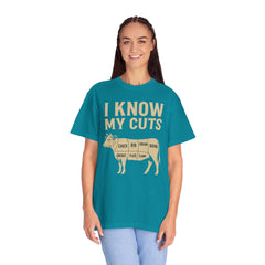 Funny Cow Cuts Unisex T-Shirt - Gift for Meat Lovers, BBQ Parties