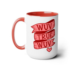 Wuv True Wuv Accent Mug,The Clergyman,Princess Bride Mug,80s Movie Quote,Gift for movie lover,vintage film gift,comedy movie mug,romcom mug