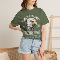 Your Home Town Personalized Eagle T‑Shirt — "Small Town, Big Heart"