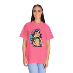 Pop Art Pinup Girl Comfort Colors T-Shirt