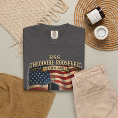 USS Theodore Roosevelt SSBN-600 T-Shirt – "Speak Softly and Carry a Big Stick" Patriotic Submarine Tee