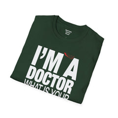 Doctor - Unisex Softstyle T-Shirt | Doctor Awareness, Medical Wear, Gift For Him, Scrubs Lover, Hospital Staff Gift, Gift For Him