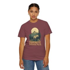 Yosemite National Park Graphic, Comfort Colors Soft Relaxed Fit Unisex Garment-Dyed T-shirt