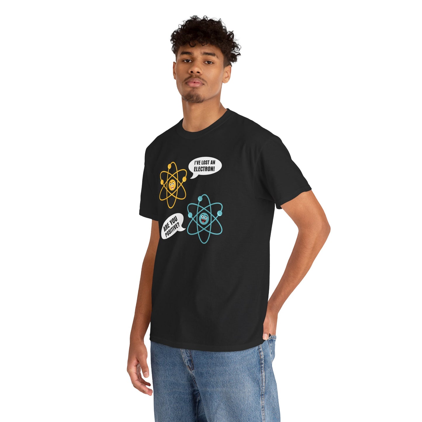 I've Lost An Electron Funny Science Graphic - Unisex Heavy Cotton Tee