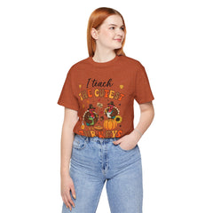 I Teach The Cutest Turkeys Teacher Appreciation T-Shirt