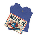 Made In America Cowboy Hat Graphic, Unisex Jersey Short Sleeve Tee