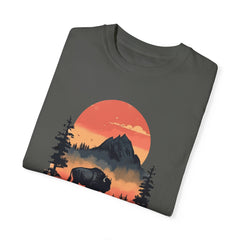 Yellowstone National Park Graphic, Comfort Colors Soft Relaxed Fit Unisex Garment-Dyed T-shirt