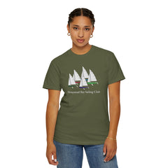 Hempstead Bay Sailing Club T-Shirt — Vintage Sailboat Race Day Tee