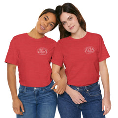 Elmont Teachers Association EETA Breast Logo - Unisex Crew Neck Tee