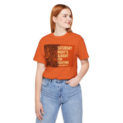 Music Inspired Unisex Tee - Saturday Nights All Right For Fighting Graphic