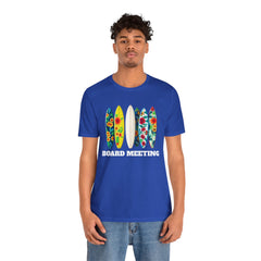Surfboard Meeting Unisex Tee - Fun Beach Vibe for Summer Gatherings