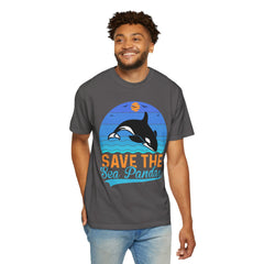 Save The Sea Pandas Comfort Colors Unisex Garment-Dyed T-shirt