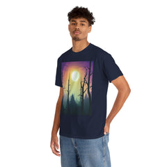 Serene Nature Graphic Tee, Aesthetic T-Shirt, Cozy Casual Wear, Gift for Nature Lovers, Perfect for Outdoor Adventures