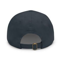 Hempstead Bay Sailing Club Leather Patch Dad Hat — Flying Scot Embroidered Round Patch