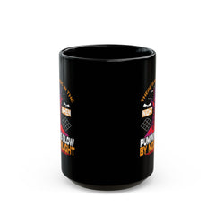 There Is Magic In The Night - Halloween Graphic Black Mug (11oz, 15oz)