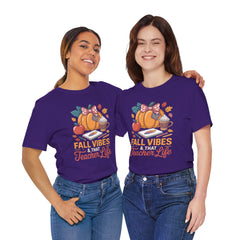 Fall Vibes Teacher Life T-Shirt