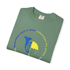 Blue French Horn & Yellow Umbrella T-Shirt — HIMYM Fan Tee